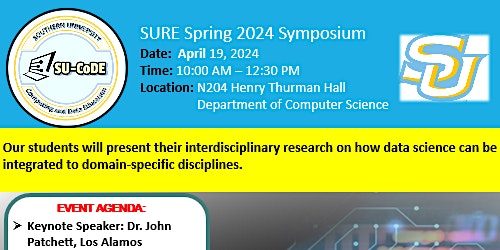 Image principale de Supervised Undergraduate Research Experiences Spring 2024 Symposium