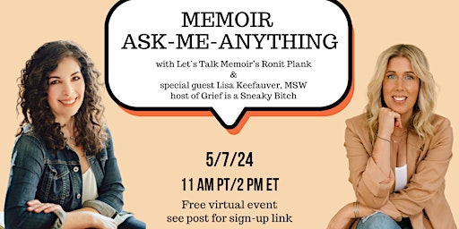Memoir Ask-Me-Anything 5/7/24