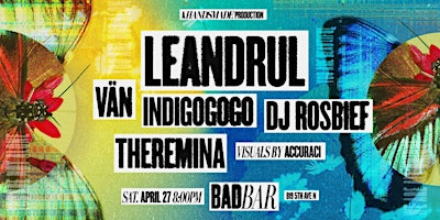 BE BEAUTIFUL: Live Electronic Music at Bad Bar on APRIL 27  primärbild