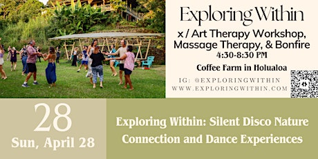 Exploring Within Silent Disco x Art Therapy, Massage Therapy, & Bonfire