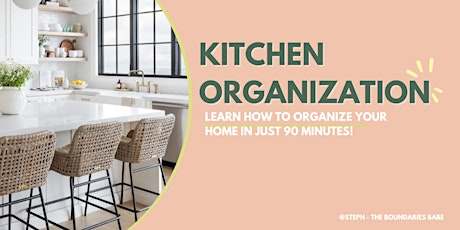 Kitchen Organization & Meal Planning