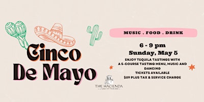 Primaire afbeelding van Cinco de Mayo Tequila Tasting & Food Pairings