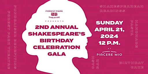 2nd Annual Shakespeare’s Birthday Celebration primary image