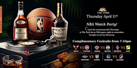 Primaire afbeelding van NBA Watch Party Thursday at The Park!