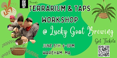 Imagem principal do evento Terrarium & Taps @ Lucky Goat Brewing
