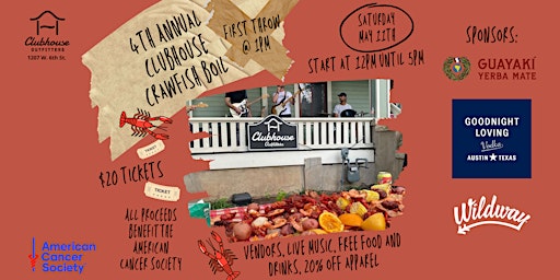 Image principale de 4th Annual Clubhouse Crawfish Boil