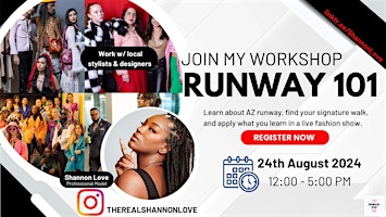 Runway 101 W/ Shannon Love - AUGUST primary image