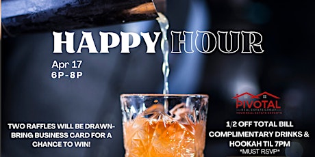 Join Us For Happy Hour!