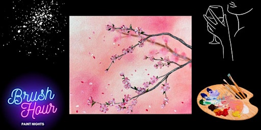 Image principale de Paint & Sip - Cherry Blossoms