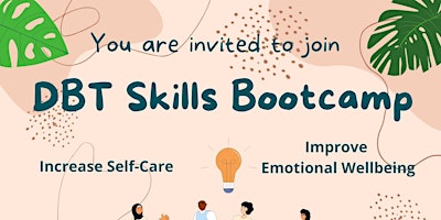 DBT Skills Bootcamp - June 3rd -6th, 2024 primary image