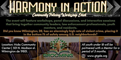 Harmony In Action "Public Safety Workshop Event" primary image