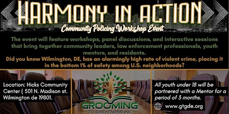 Harmony In Action "Public Safety Workshop Event"