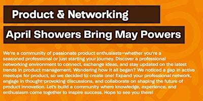Product Hub NYC: April Showers Bring May Powers primary image
