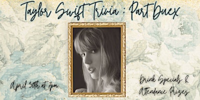 Primaire afbeelding van Taylor Swift Trivia: Part Deux