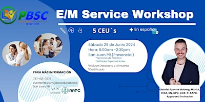 Imagem principal de E/M Service Workshop (Español) (5 CEU`s)