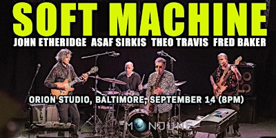SOFT MACHINE Live @ Orion Studio, Baltimore SEPT-14-2024 primary image