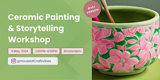 Immagine principale di Ceramic Pot Painting & Storytelling Workshop 