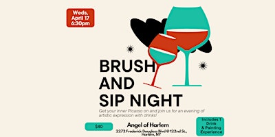 Brush & Sip at Angel of Harlem primary image