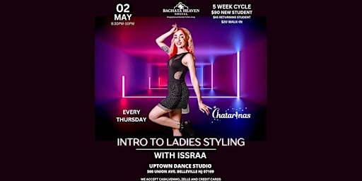 Imagem principal do evento Intro To Ladies Styling (EVERY THURSDAY, IN PERSON)