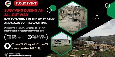 Imagen principal de Surviving During an All-Out War –   Interventions in the West Bank and Gaza