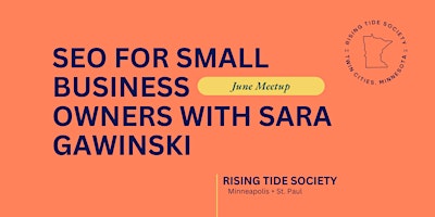 Imagem principal de SEO for Small Business Owners with Sara Gawinski + The Rising Tide Society