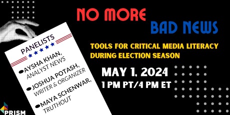 No More Bad News: Tools for Critical Media Literacy during Election Season