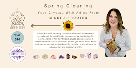 SPRING CLEANING YOUR CRYSTALS WITH ADINA FROM MINDFUL+ROOTED