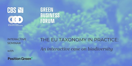 Imagem principal do evento The EU Taxonomy in practice: An interactive case on biodiversity