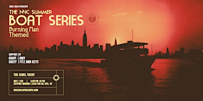 Primaire afbeelding van NYC Boat Series: Into the Playa Themed - 5/11