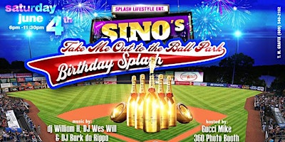 Primaire afbeelding van Copy of Sino’s Take Me to the Ballpark Birthday Bash