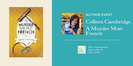 Imagem principal do evento Author Event: Colleen Cambridge, A Murder Most French