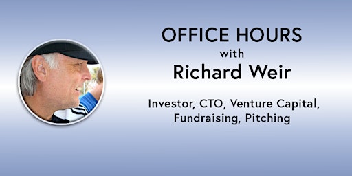 Primaire afbeelding van Office Hours: Richard Weir - Investor, CTO, VC (online)