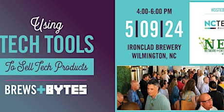 Brews and Bytes event w NC TECH - Using Tech Tools to Sell Your Products