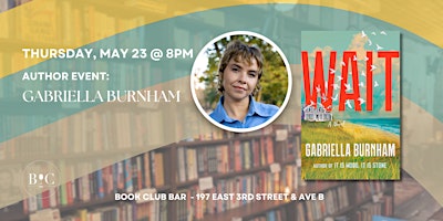 Imagen principal de Author Event: Gabriella Burnham's "Wait