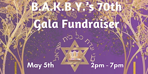 Bnai Adath 70th anniversary event primary image