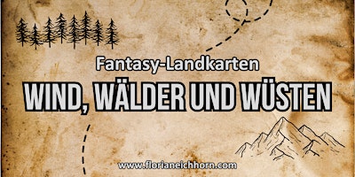 Primaire afbeelding van Realistische Fantasy-Karten: Wind, Wälder und Wüsten