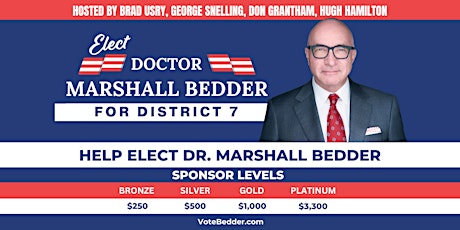 Dr. Marshall Bedder Meet & Greet Fundraiser