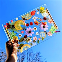 Floral Resin Tray  primärbild