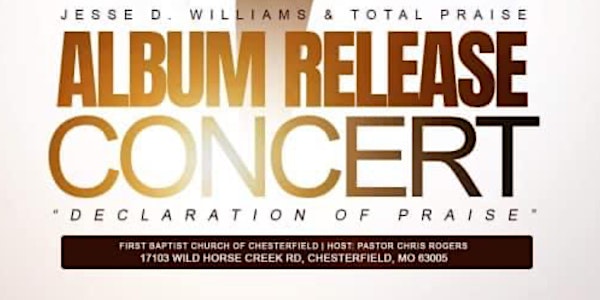 Jesse D. Williams and Total Praise Album Release 2024