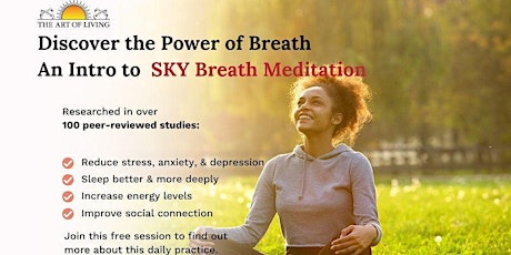 Breath and meditation workshop