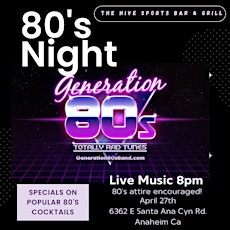 80’s Music and Party