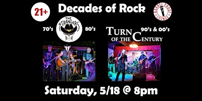 Live Music - Decades of Rock - The Strangers (70s & 80s) + Turn of the Century (90s & 00s) primary image