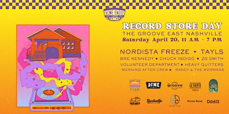 Free! Record Store Day @ The Groove East Nashville presented by Acme Radio!