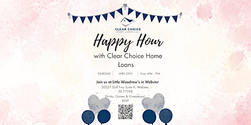 Imagem principal do evento Realtor Happy Hour with Clear Choice Home Loans