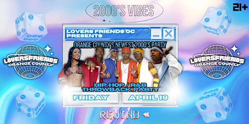 Image principale de Y2K 2000's HIP HOP & RNB THROWBACK PARTY | 21+