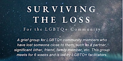 Primaire afbeelding van Surviving the Loss LGBTQ+ Grief Group