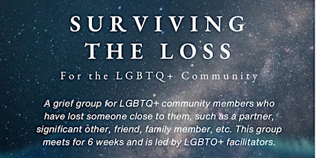 Surviving the Loss LGBTQ+ Grief Group