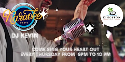 Karaoke Thursday at Kingston Grill primary image