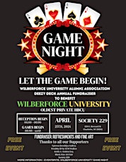 Wilberforce University Game Night Fundraiser