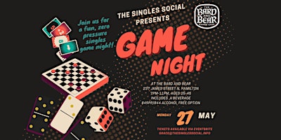 Image principale de The Singles Social Games Night Single Mixer